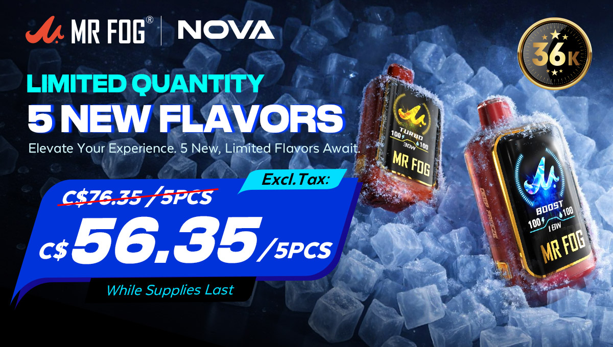 MR FOG NOVA 5 Limited Flavors Promo