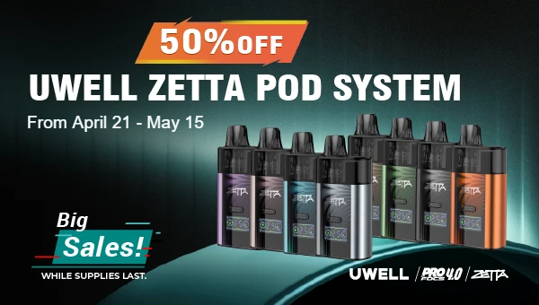 UWELL Zetta kit 50% OFF